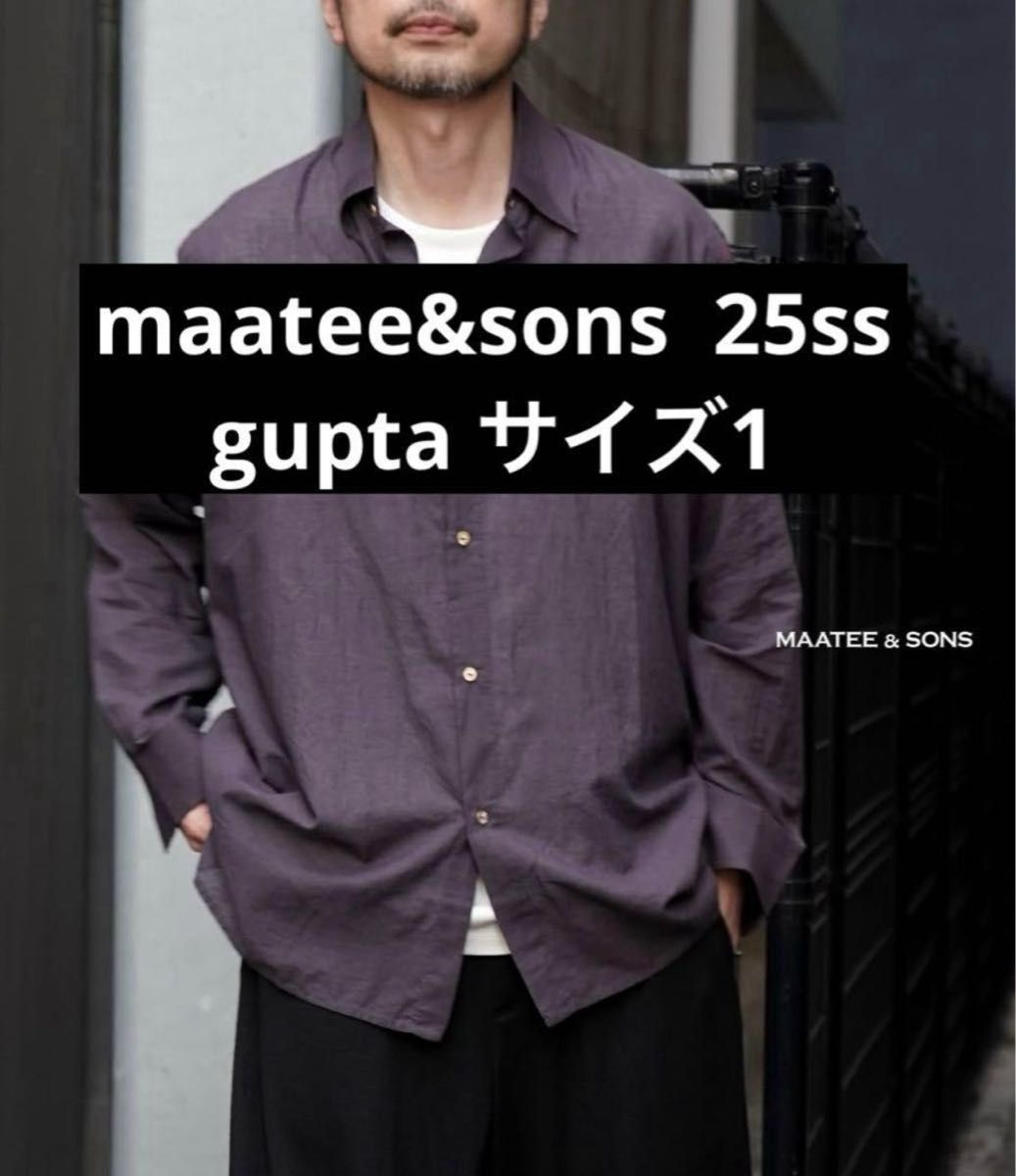 25SS MAATEE&SONS GUPTA SHIRT サイズ1 maatee&sons 25ss gupta サイズ1｜Yahoo!フリマ（旧PayPayフリマ）