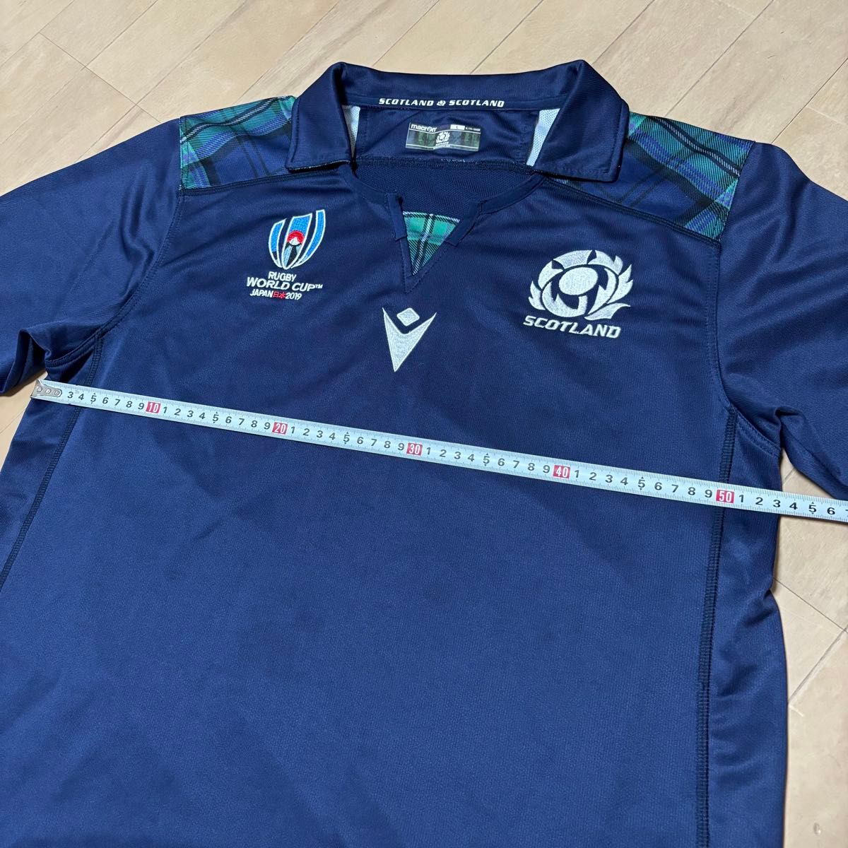 マクロン ラグビースコットランド代表 ワールドカップポロシャツ 希少】ラグビー スコットランド 代表 RWC ワールドカップ 2019