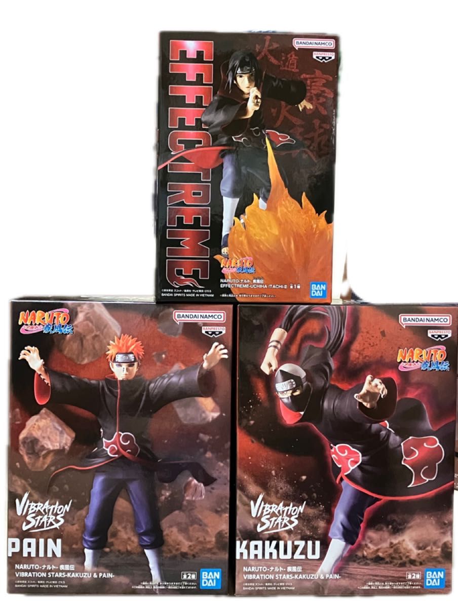 NARUTO ナルト 角都 ペイン うちはイタチ 3体セット NARUTO フィギュア 3体セット うちはイタチ ペイン 角都|Yahoo