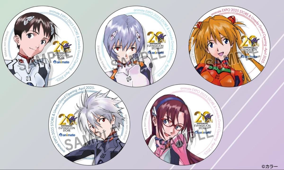 エヴァンゲリオン 関西万博限定 アニメイト 缶バッジ 新品未開封 10個 エヴァンゲリオン 関西万博限定 アニメイト 缶バッジ コンプ