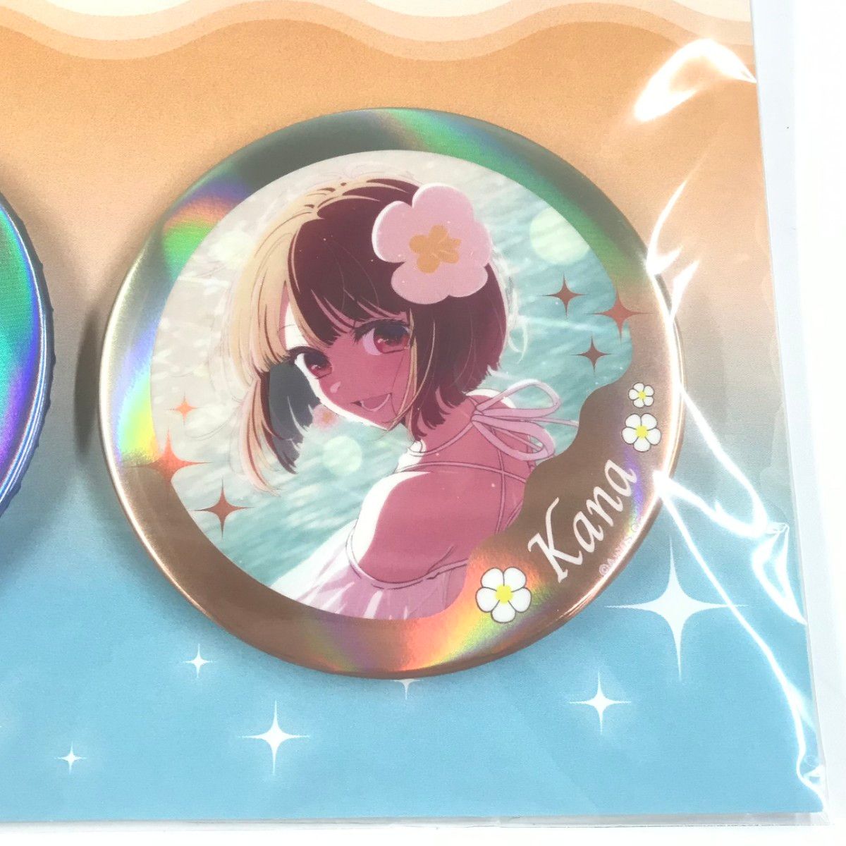 推しの子 ホログラムビッグ缶バッジ Xmas 有馬かな あかね&かな 推しの子 ホログラムビッグ缶バッジセット Marine