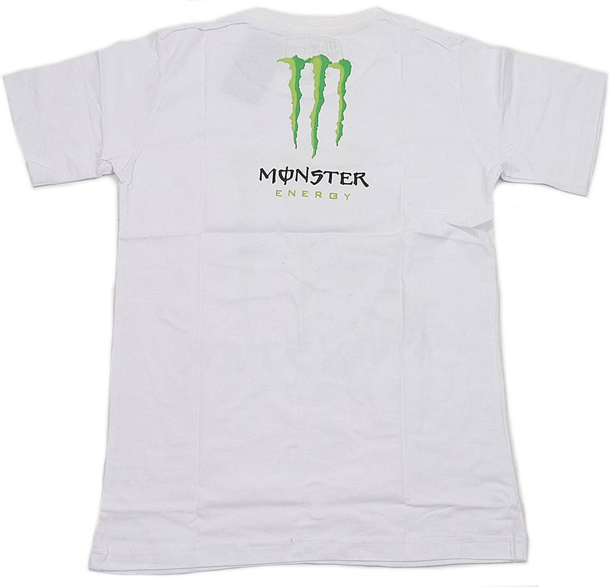 Monster energy モンスターエナジー スカルデザイン 半袖 Tシャツ （ホワイト）(M) [並行輸入品]_画像2