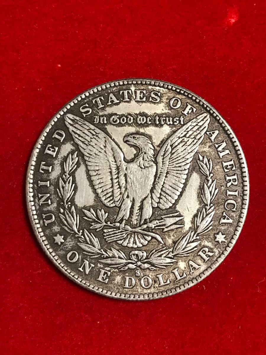 銀貨 モーガンダラー硬貨 1878年～1904年と1921年 1ドル 1Dollar アメリカ合衆国(レプリカ)_画像4