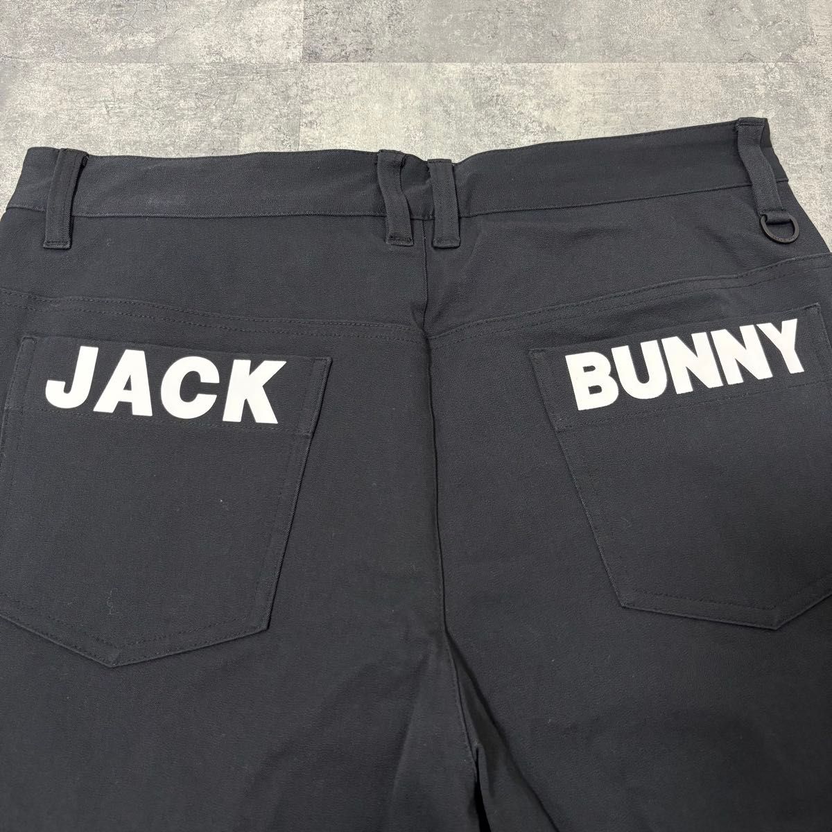 【新品】ジャックバニー ハーフパンツ JBロゴ LLサイズ ブラック 新品】ジャックバニー ハーフパンツ JBロゴ Lサイズ ブラック
