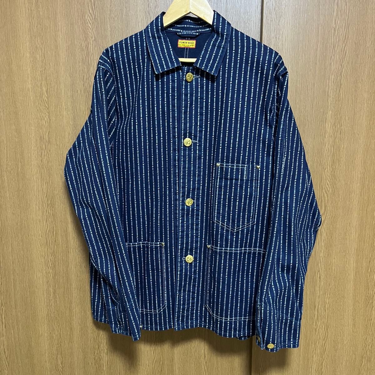 ジャケット・アウター HUMAN MADE/WABASH COVERALL JACKET Human Made Men's Garment Dyed Coverall Jacket in Navy Human Made