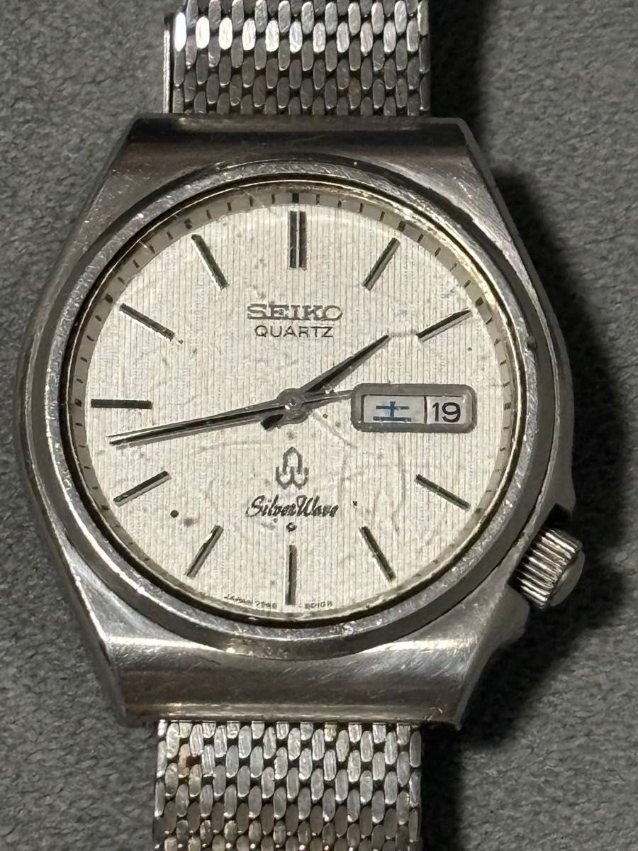 【電池交換済み】SEIKO SilverWave DAYDATE セイコー 電池交換済】セイコー シルバーウェーブ ビンテージ クォーツ