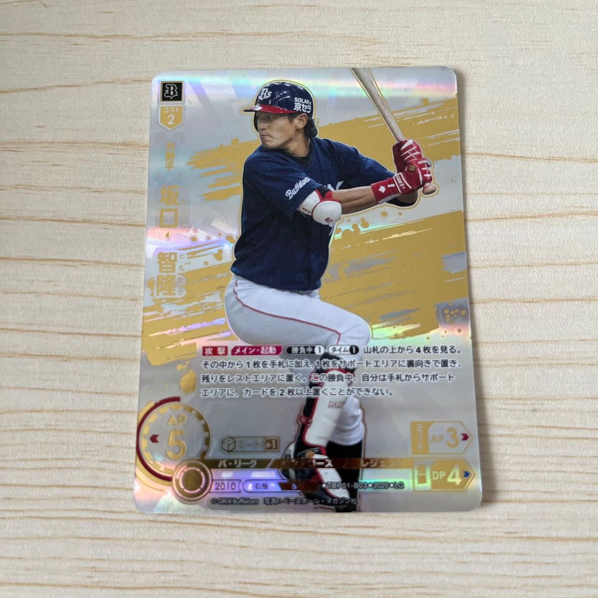 【特価】プロ野球ドリームオーダー 坂口智隆 LG プロ野球ドリームオーダー 坂口智隆 LG|Yahoo!フリマ(旧PayPay