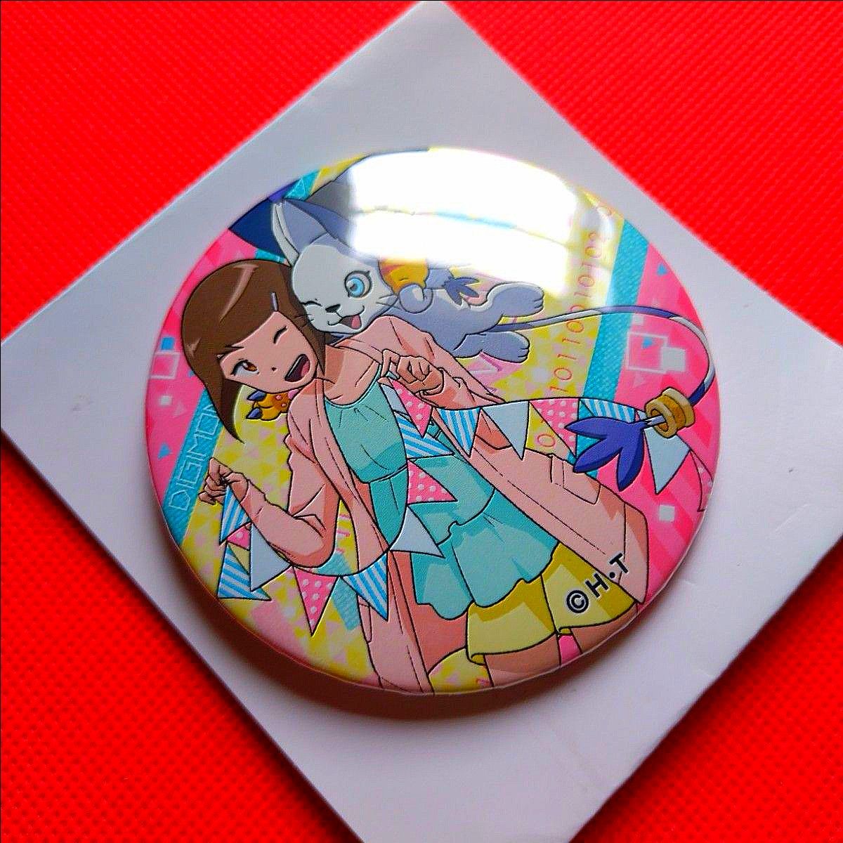 ❤早い者勝ち❤ デジモンアドベンチャーtri 八神ヒカリ テイルモン 缶バッジ 早い者勝ち デジモンアドベンチャーtri 八神ヒカリ テイルモン