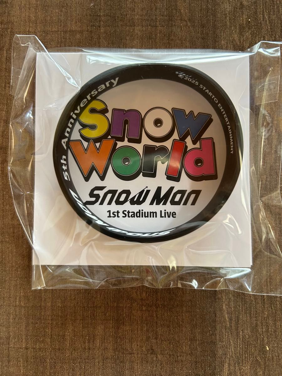 未開封★Snow Man Snow World ラバーバンド 9人セット 新品未開封 SnowMan 1st stadium Live 目黒蓮 ラバーバンド 5th