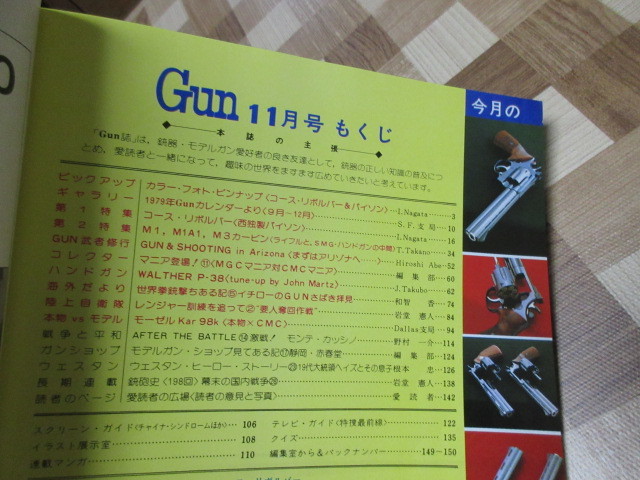月刊GUN　ガン　１９７９年１１月号_画像2