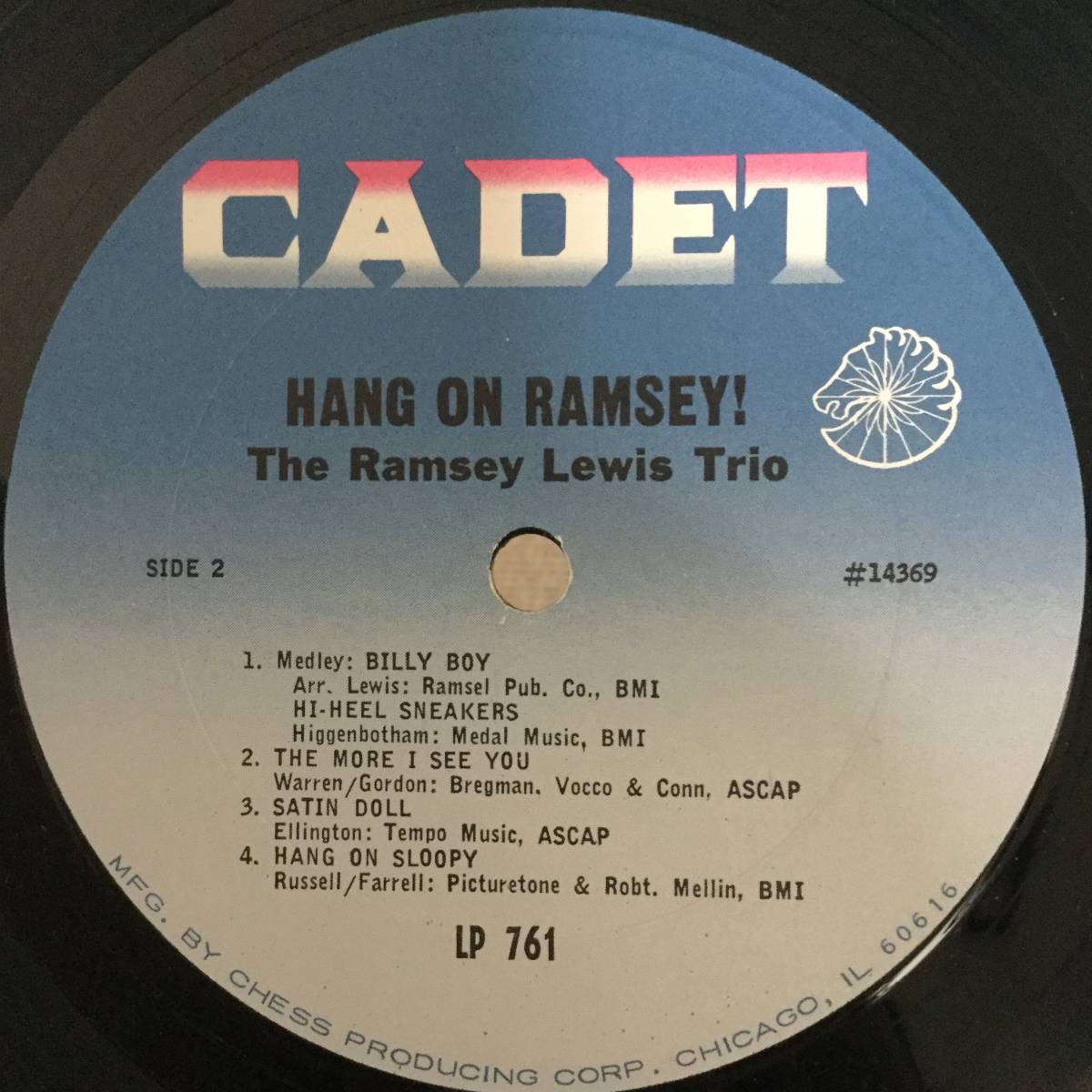 Cadet【 LP761 : Hang On Ramsey ! 】The Ramsey Lewis Trio_画像3