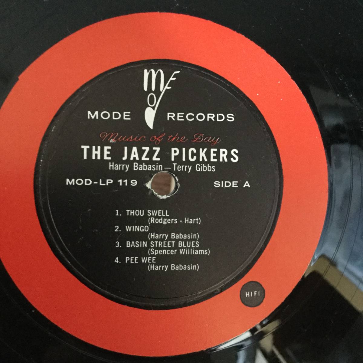 Mode【 MOD 119 : Harry Babasin And The Jazz Pickers 】DG_画像4