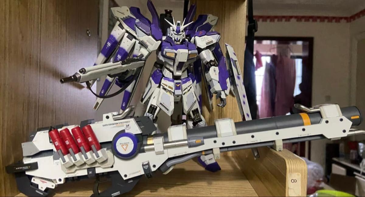 LBUILD RX-93 νガンダム リバー・メガ・バズーカ・ランチャー METAL BUILD&MG1/100 RX-93ν2 H i-νガンダム ver ka用ハイパー