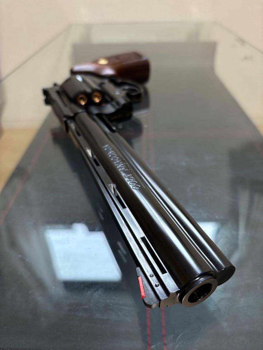 マルシン コルトアナコンダ 8インチ 6mmBB 木製グリップWディープブラック マルシン ガスガン コルトアナコンダ 8インチ 6mmBB 木製
