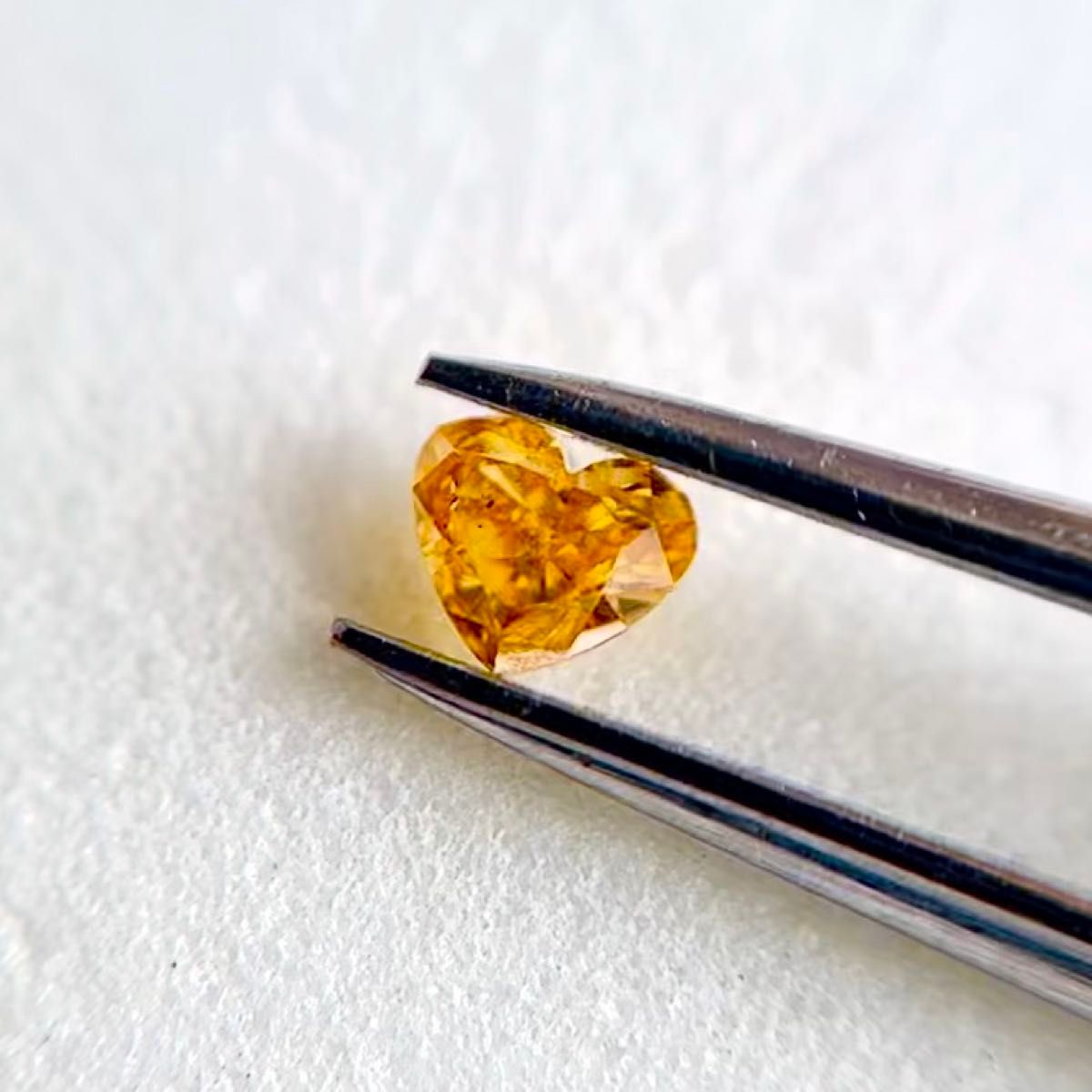0.163ct SI-2 天然オレンジダイヤモンドルース 中央宝石研究所ソ