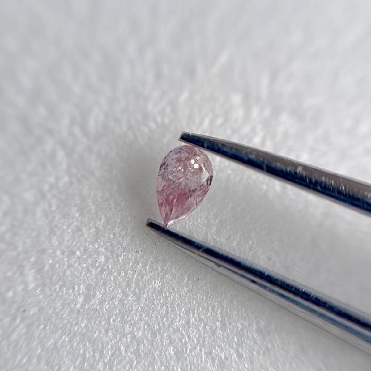 0.093ct SI-2 天然ピンクダイヤモンドルース FANCY PINK