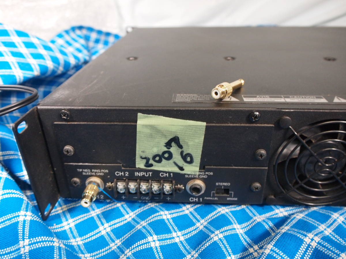 QSC MX1500a パワーアンプ 完動品【3ヶ月保証】|Yahoo!フリマ QSC MX1500a パワーアンプ 完動品【3ヶ月保証】|Yahoo!フリマ