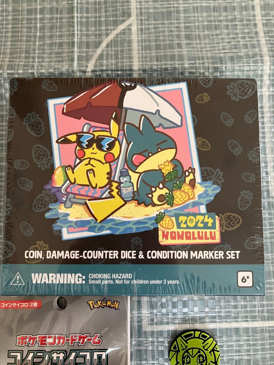 【WCS2024 ポケモンカード ホノルル】 ゴンベのダメカン&コインセット ポケモンカード ダメカンダイス ゴンベ ホノルル WCS2024 新品未