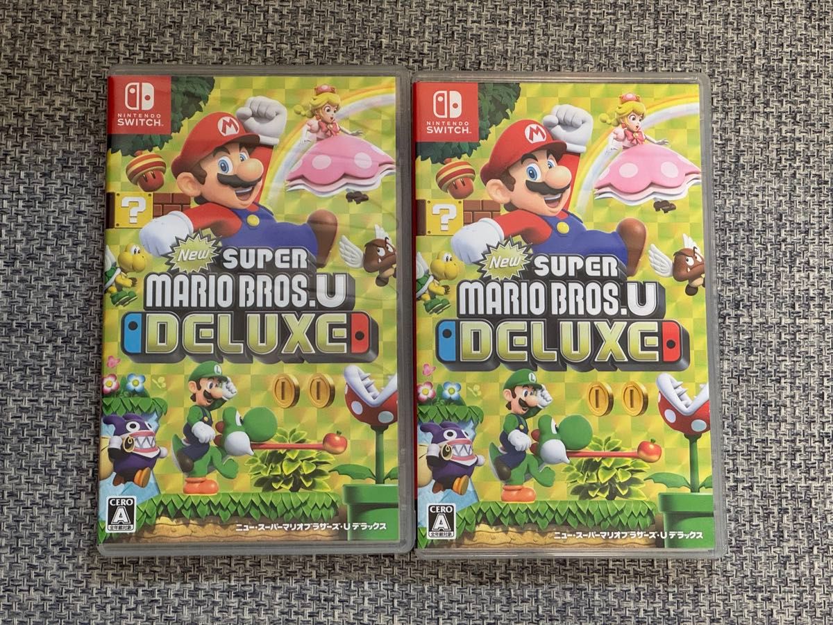 スイッチカセット マリオブラザーズUデラックス・スプラトゥーン2・3 まとめ売り スイッチカセット マリオブラザーズUデラックス・スプラトゥーン