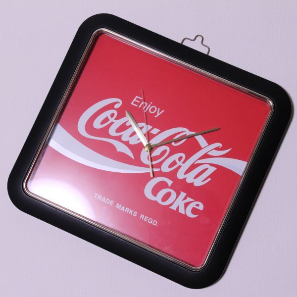 088Z レア 希少 当時物 昭和 レトロ コカ・コーラ 壁掛け 時計 コカコーラ Coca Cola ウォールクロック 非売品?_画像1