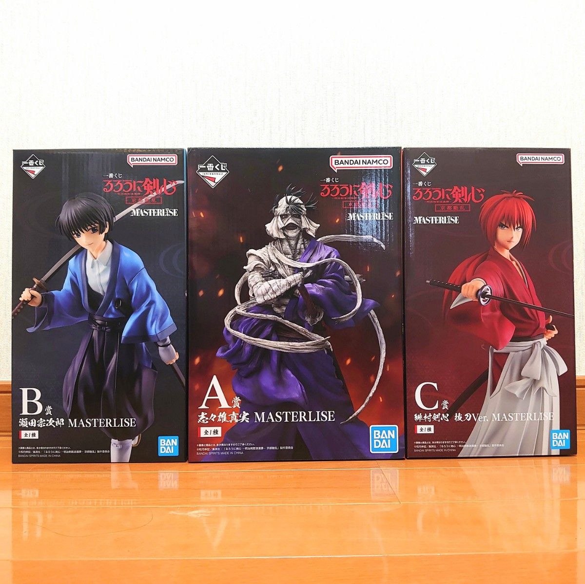 一番くじ るろうに剣心 A B C賞 新品未開封品セット 新品未開封】一番くじ るろうに剣心 明治剣客浪漫譚 京都動乱 A