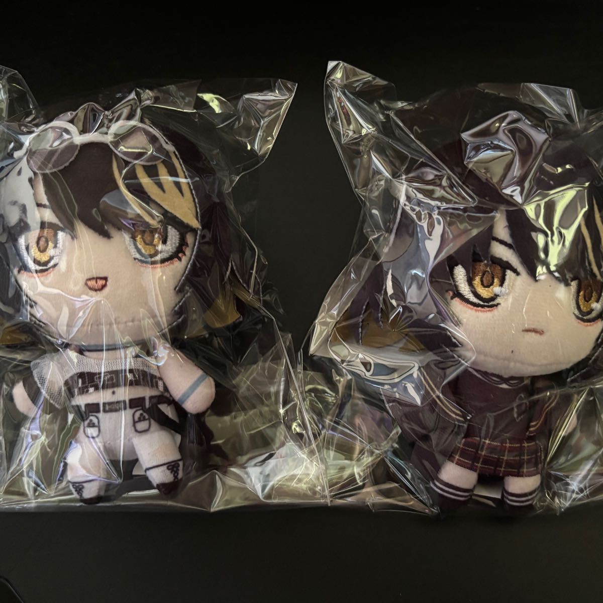 斑鳩ルカ ぬいぐるみ Wihte Black シャニマス 2種セット 斑鳩ルカ ぬいぐるみ Wihte Black シャニマス 2種セット 斑鳩