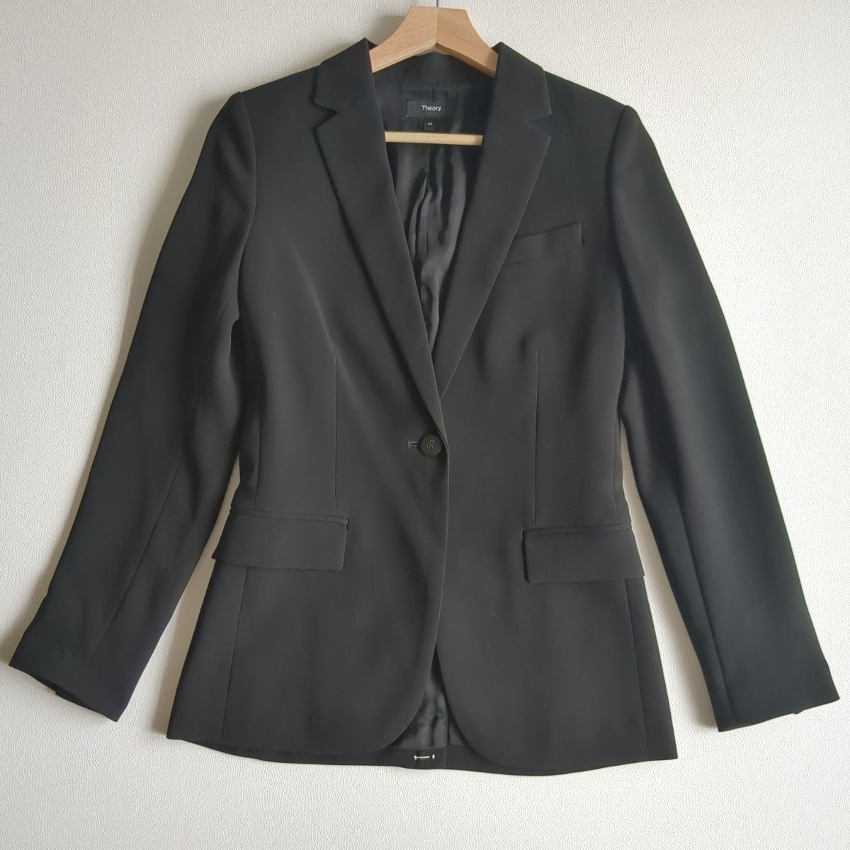 theory luxe テーラードジャケット 黒 0195425L0066 新品 セオリー テーラードジャケット シングル 22SS ブラック 00