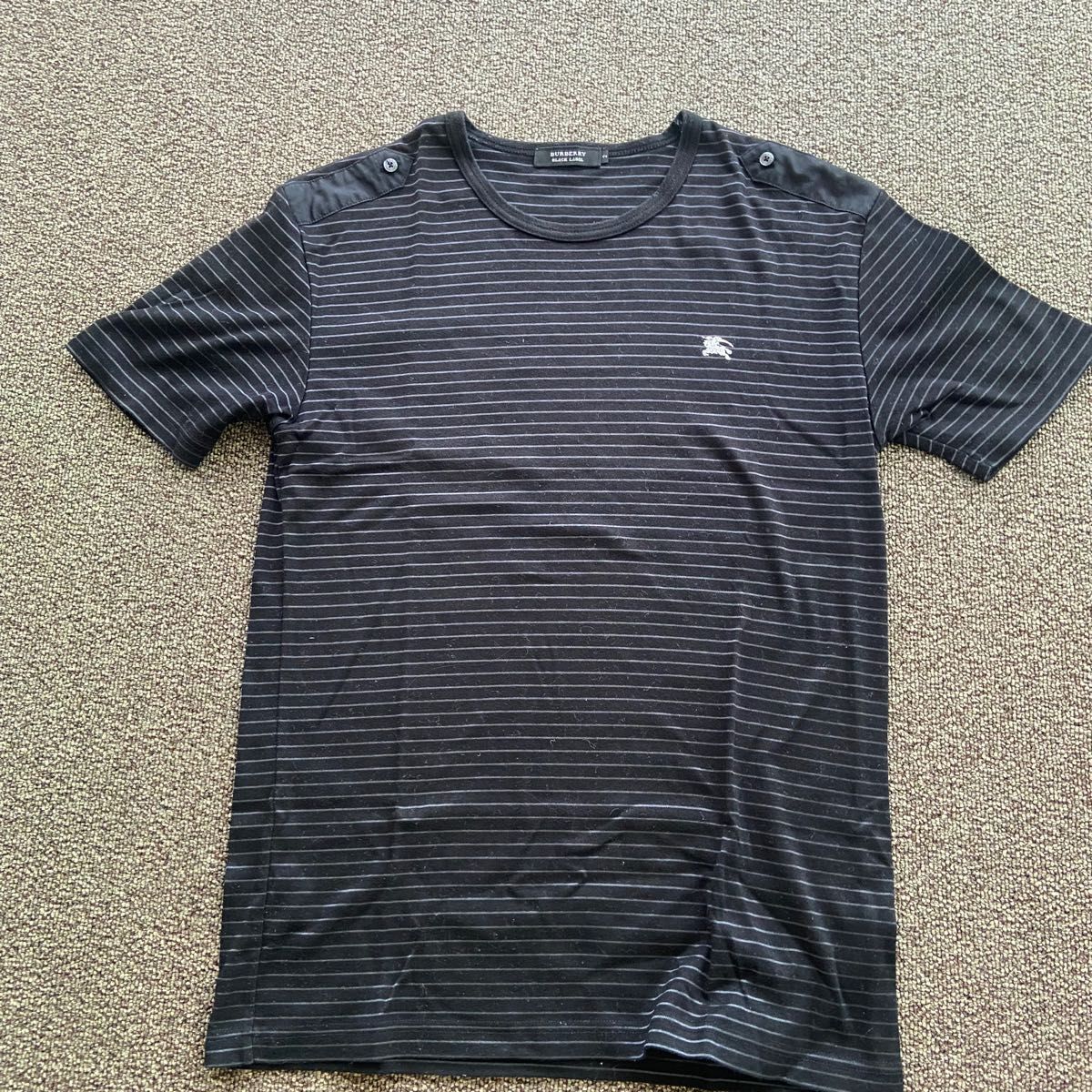 【関税込み】Burberry ブラック ボーダー Tシャツ BURBERRY BLACK LABEL ボーダー柄Tシャツ|Yahoo!フリマ(旧
