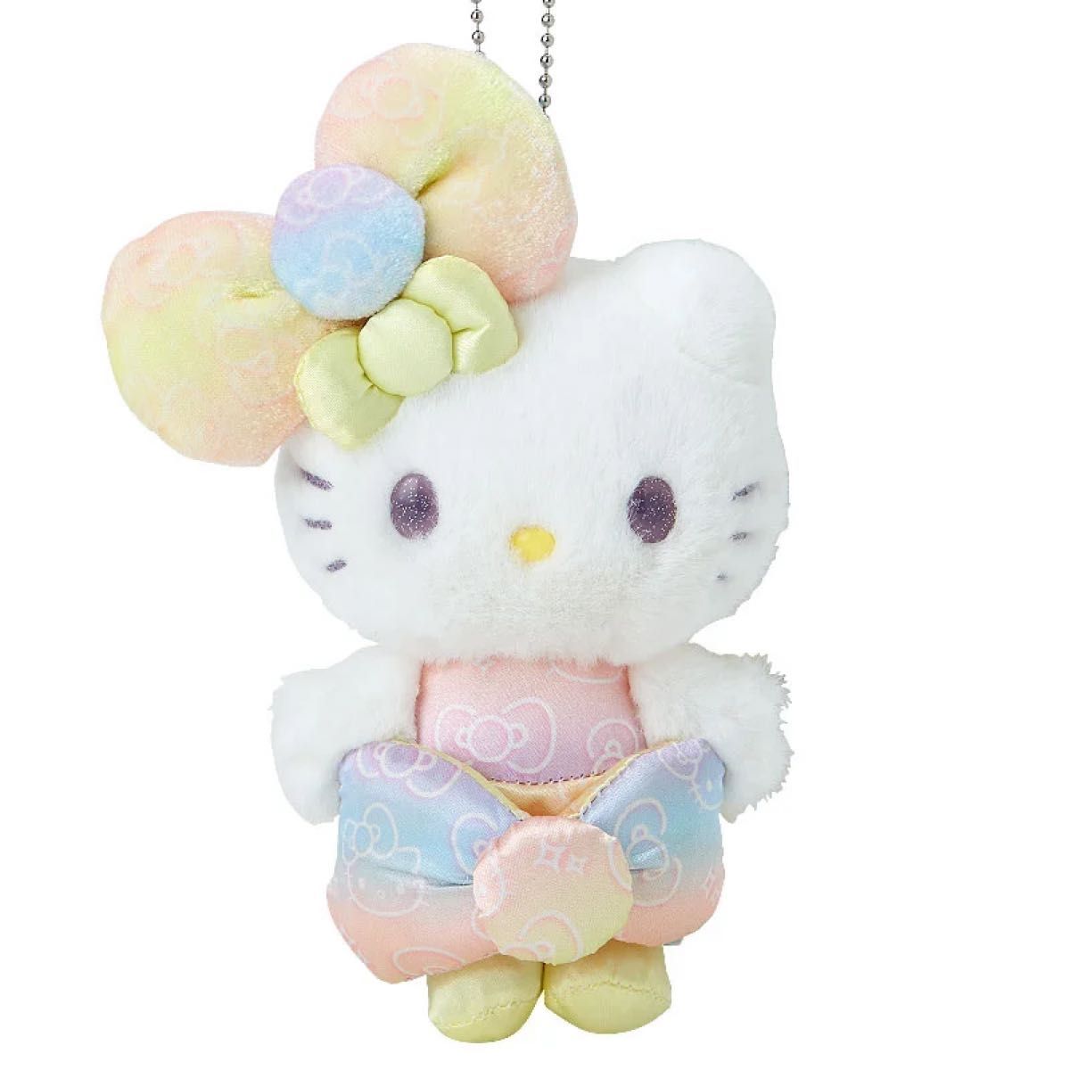 レア! キティ ミミィ 新品 マスコット ぬいぐるみホルダー 新品未開封】ハローキティ&ミミィ 50周年 バースデーマスコット