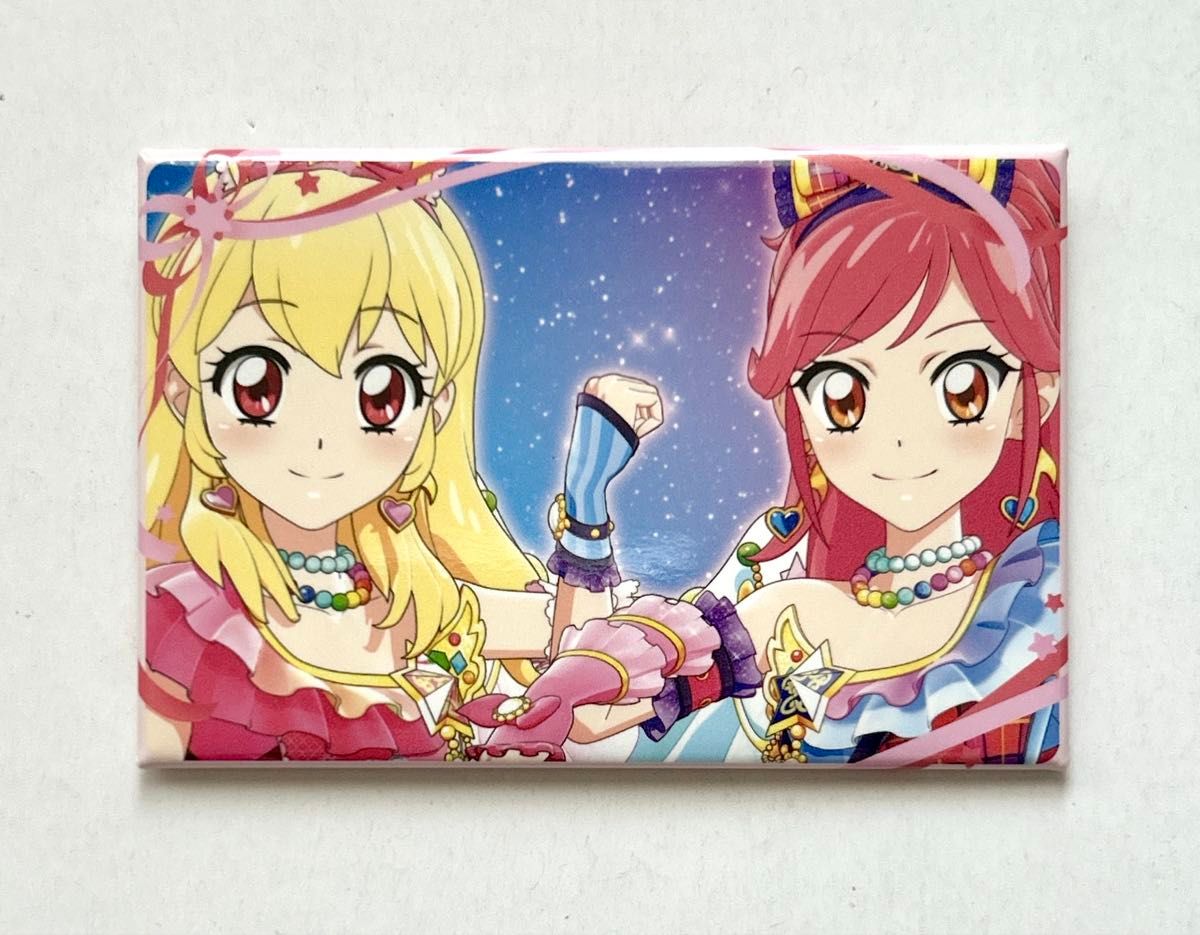 アイカツ 雨の日 マルイ グリッター缶バッジ 星宮いちご アイカツ 輝きのユニットカップ ふたりでユニット 缶バッジ ツ