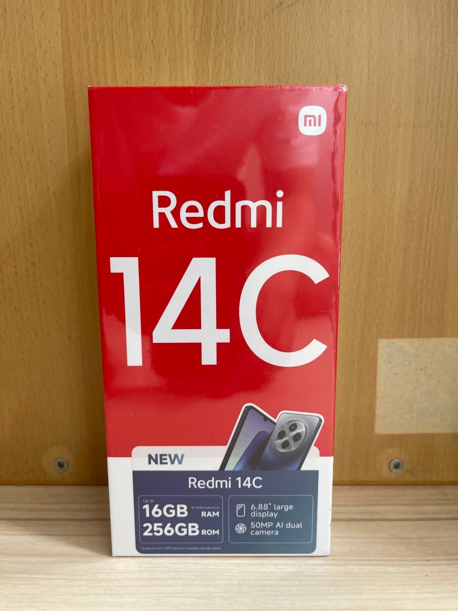 新品未開封Xiaomi Redmi 14C 16GB/256GB (2台セット) 未開封Redmi 14C 16GB RAM 256GB (2台セット) Redmi 14C