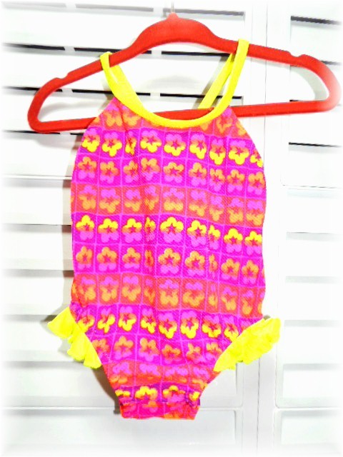 海外製品 フリル飾り 1歳用 バッククロス ピンク系 蛍光イエロー ワンピース水着 花柄 速くおよび自由な バッククロス 海外製品 フリル飾り 1歳用 バッククロス ピンク系 蛍光イエロー ワンピース水着 花柄 速くおよび自由な バッククロス