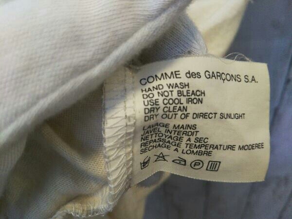 COMME des GARCONS コムデ ギヤルソン D-TK9210 SHIRT 半袖Tシャツ フランス製 メンズ クリーム色 ベージュ S