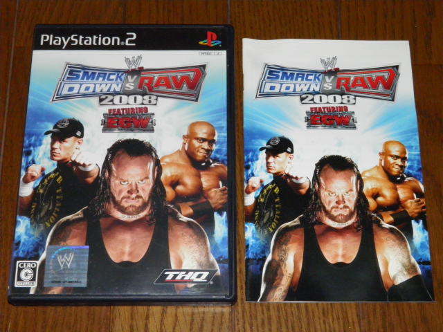 PS2　WWE 2008 SmackDown vs Raw_画像1