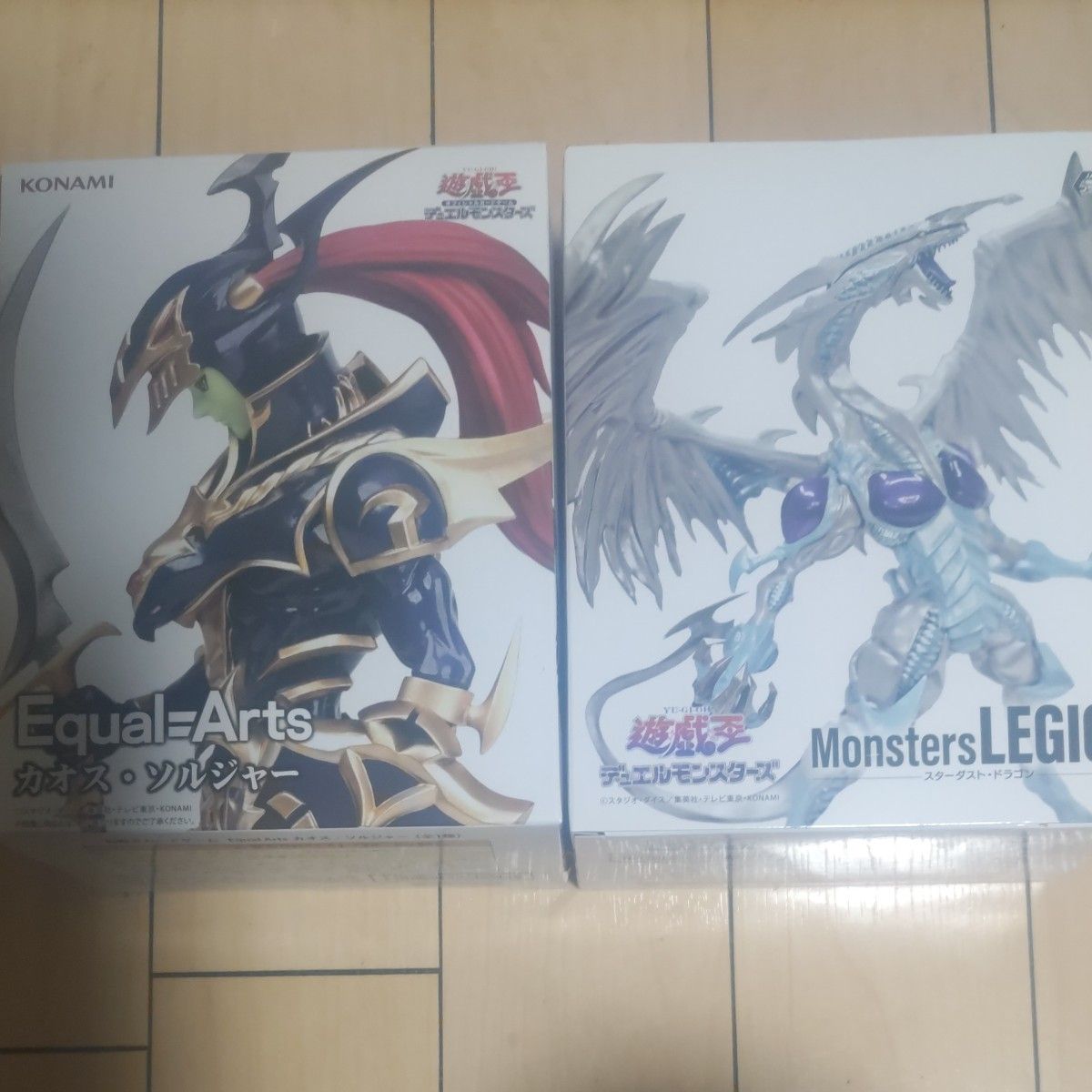 KONAMI カオスソルジャー6体&スターダストドラゴン2点セット バンダイ KONAMI カオスソルジャー6体&スターダストドラゴン2点セット