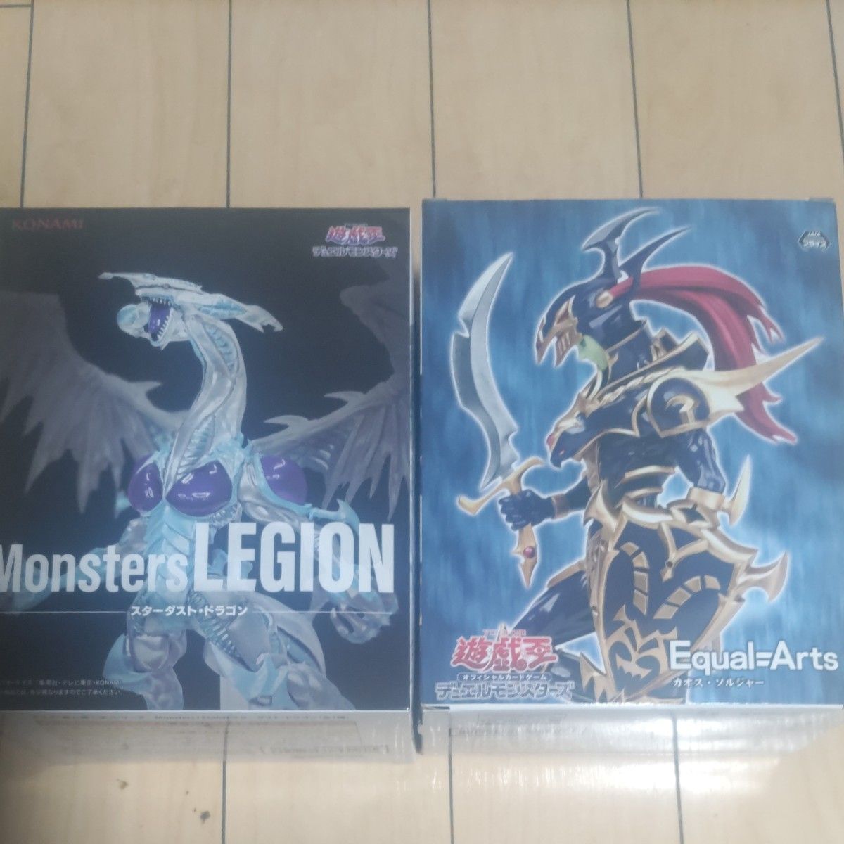 KONAMI カオスソルジャー6体&スターダストドラゴン2点セット バンダイ KONAMI カオスソルジャー6体&スターダストドラゴン2点セット