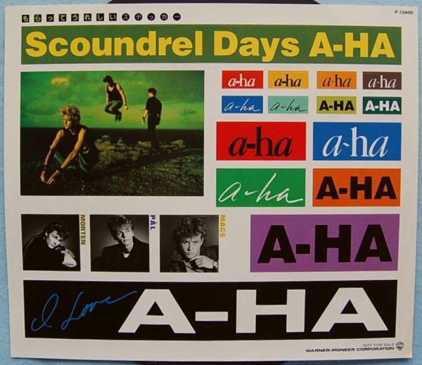 a-ha - Scoundrel Days スカウンドレル・デイズ P-13400 国内盤LP_画像4