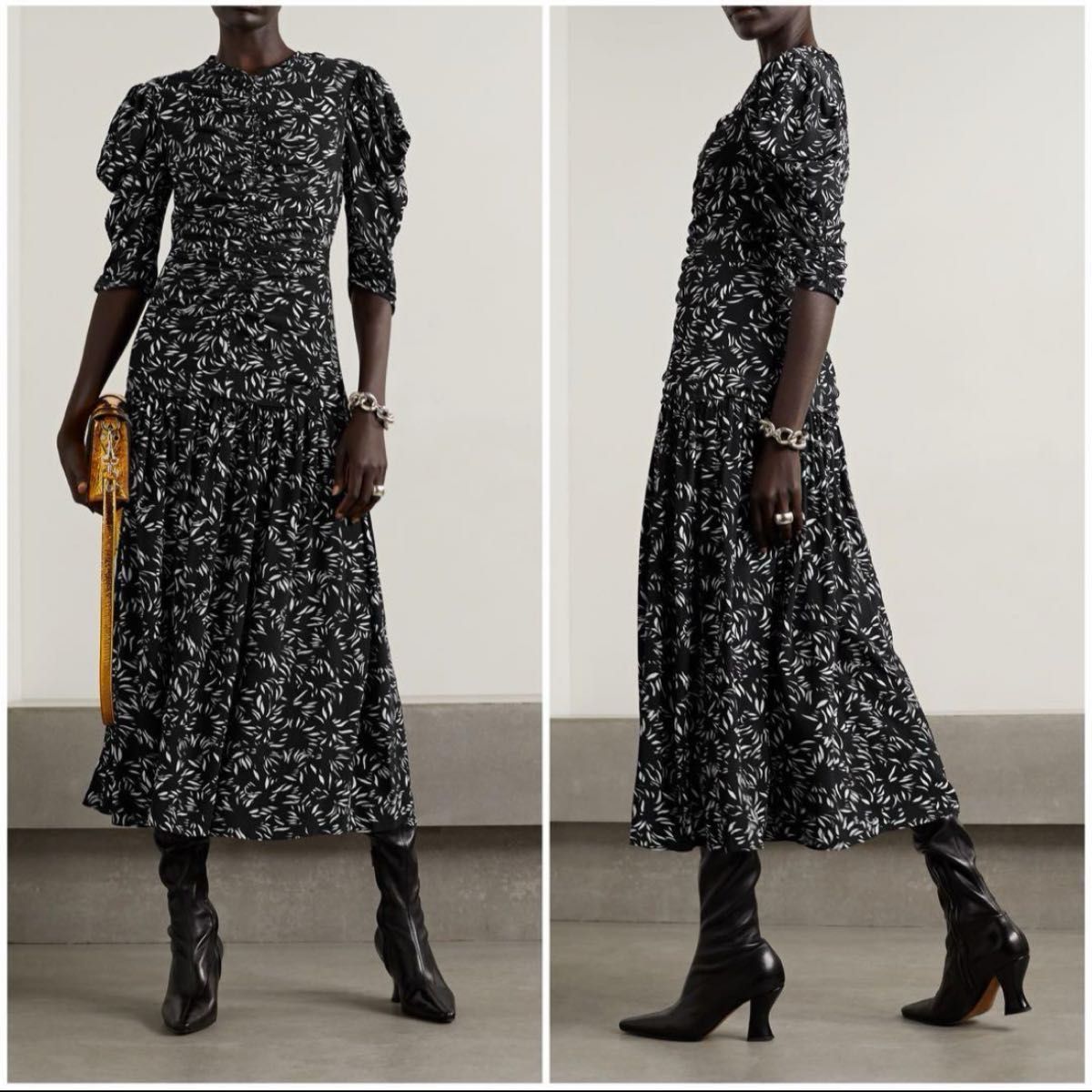極美品 Proenza Schouler ブラックドレス ワンピース 17万 プロエンザスクーラー proenza schouler ワンピース 黒 4