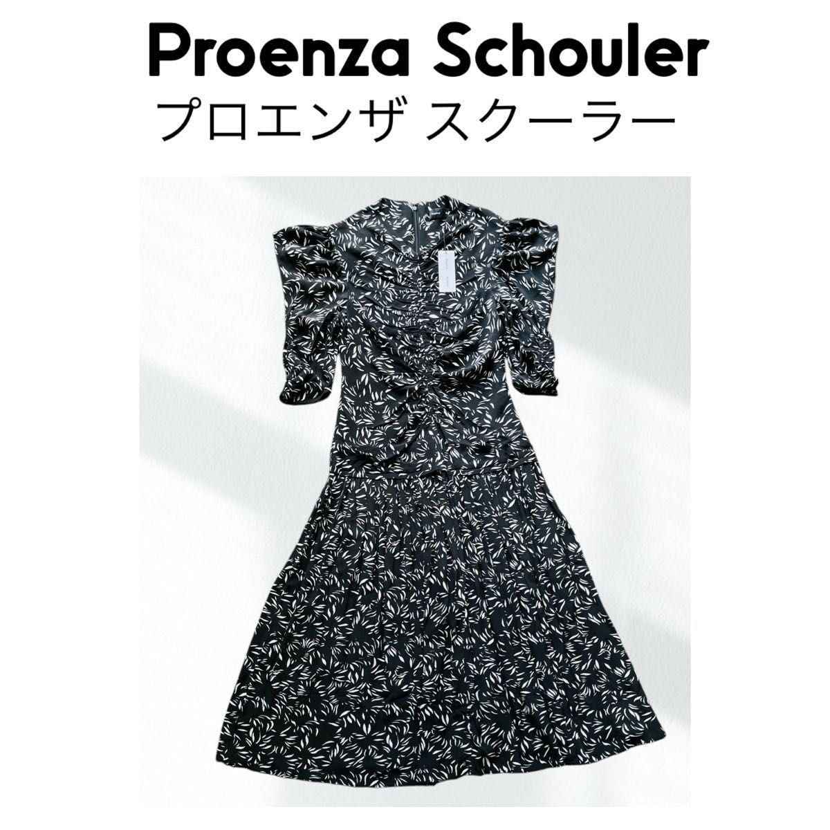 極美品 Proenza Schouler ブラックドレス ワンピース 17万 プロエンザスクーラー proenza schouler ワンピース 黒 4