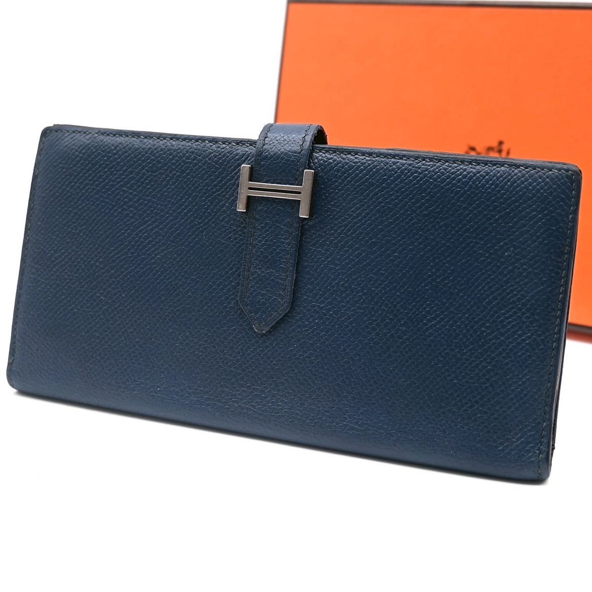 専用⭐︎HERMES エルメス ベアンスフレ ヴォーエプソン 新型金具 長財布 HERMES エルメス ベアンスフレ 長財布 シルバー金具 二つ折り長