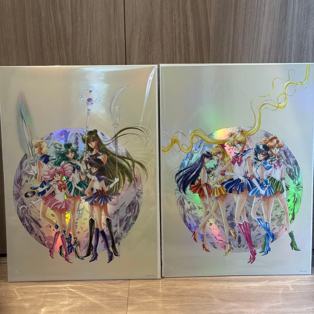 セーラームーン レゾネ発売記念展 オーロラポスター E 外部戦士 原画 セーラームーン レゾネ発売記念展 オーロラポスター D E 内部