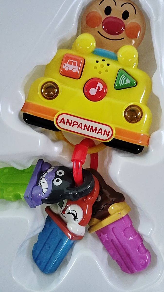 美品 アンパンマン NEW いつもいっしょに!おでかけドライブキー おもちゃ こども 子供 知育 勉強 ベビー 発達