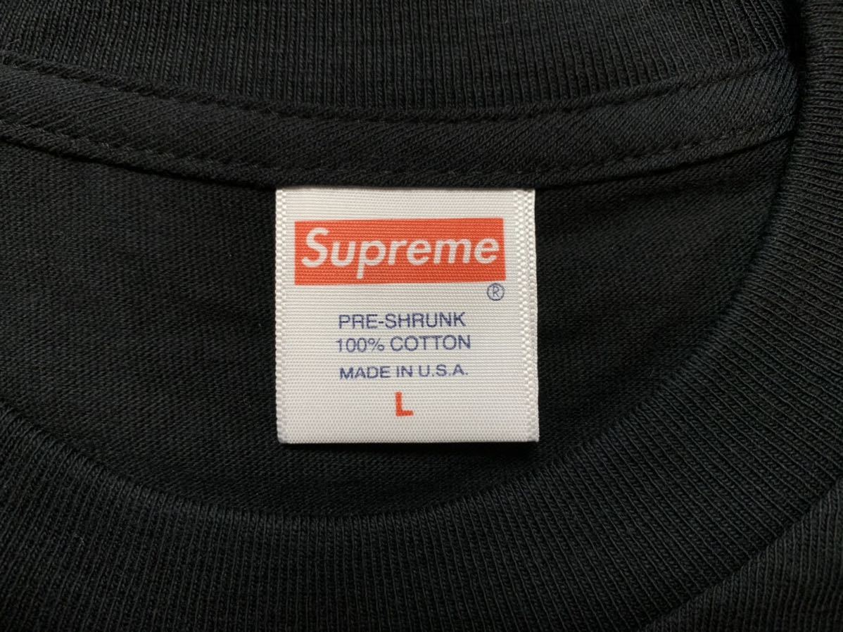 L Supreme Bandana Box Logo Tee Large Black 19FW シュプリーム
