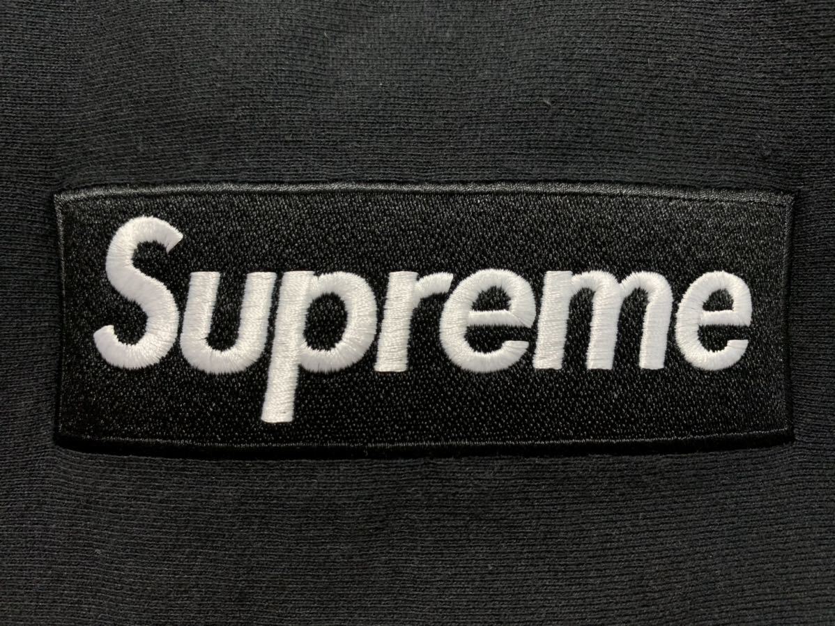 L Supreme Box Logo Crewneck Sweatshirt Large Black 18FW