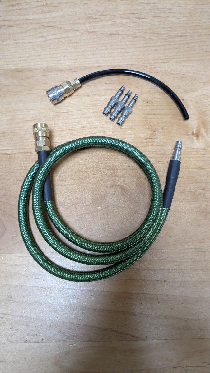 HPAホース 外部ソース Co2 ワンタッチコネクタ マルイマガジンアダプター HPAホース 外部ソース Co2 ワンタッチコネクタ マルイマガジン