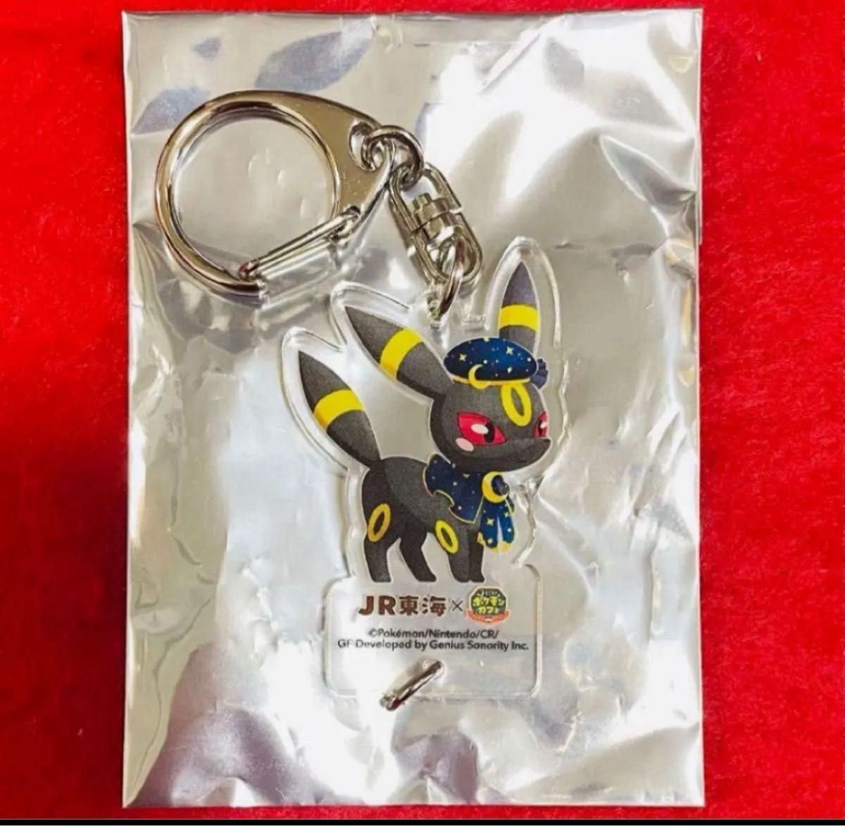 イーブイ ブラッキー エーフィ アクリルチャーム ポケモン ポケまぜ 推し旅 JR東海 推し旅 ポケまぜ ようこそポケモンカフェ アクリル