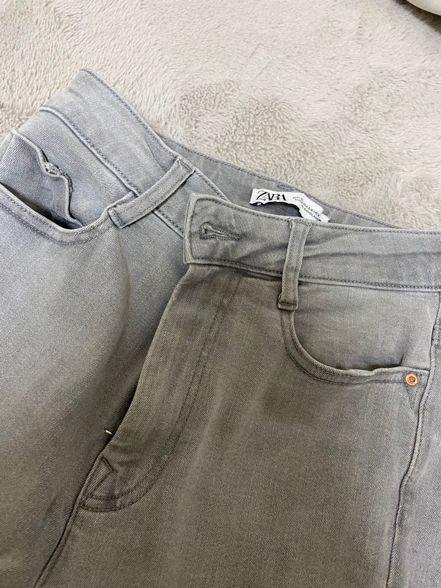 mar♡fe.様 デニム 36グレー ZARA デニム グレー 36インチ|Yahoo!フリマ(旧PayPayフリマ)