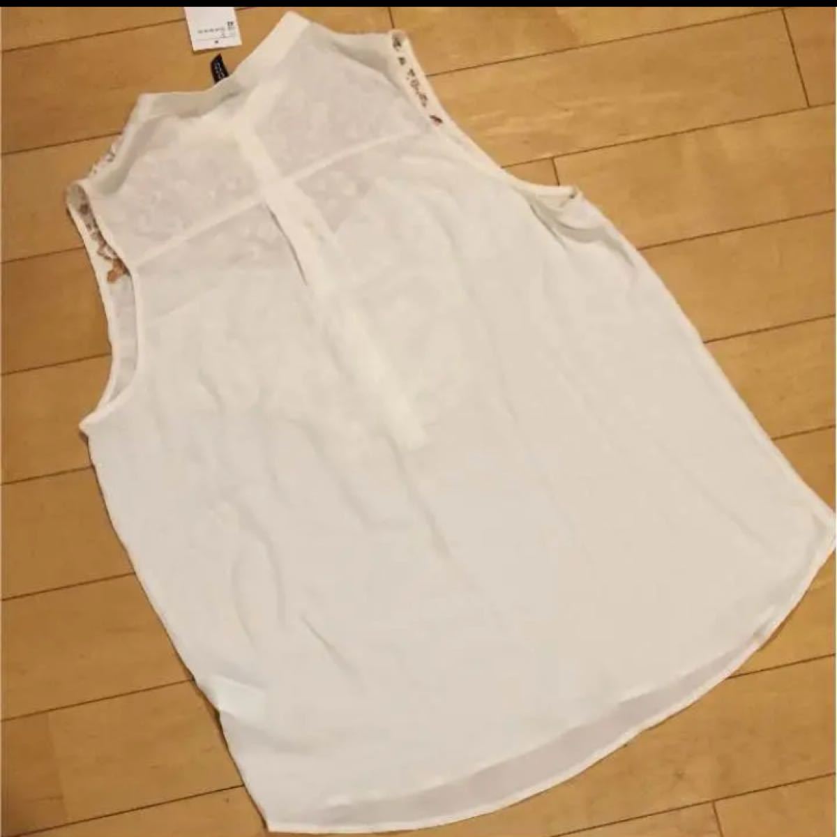 H&M ノースリーブシャツ 42 （L〜XL）