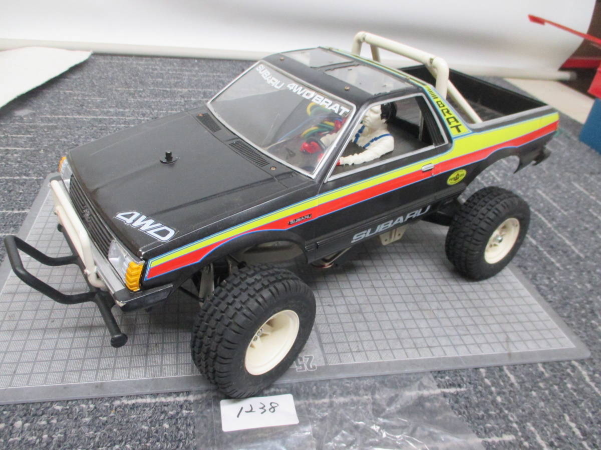 シャーシ本番不明　メカ搭載済み　ボディ　スバル　４ＷＤ　ＢＲAT １/１０電動ラジコン　メンテナンス前提　　1237_画像1