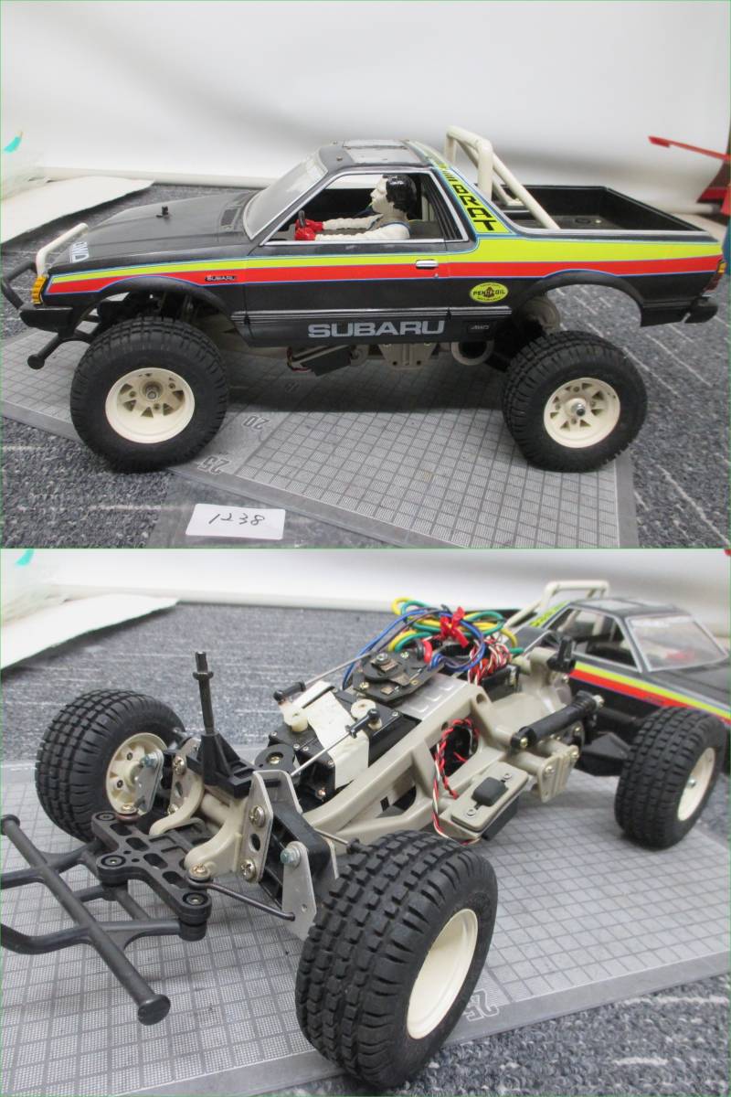 シャーシ本番不明　メカ搭載済み　ボディ　スバル　４ＷＤ　ＢＲAT １/１０電動ラジコン　メンテナンス前提　　1237_画像2